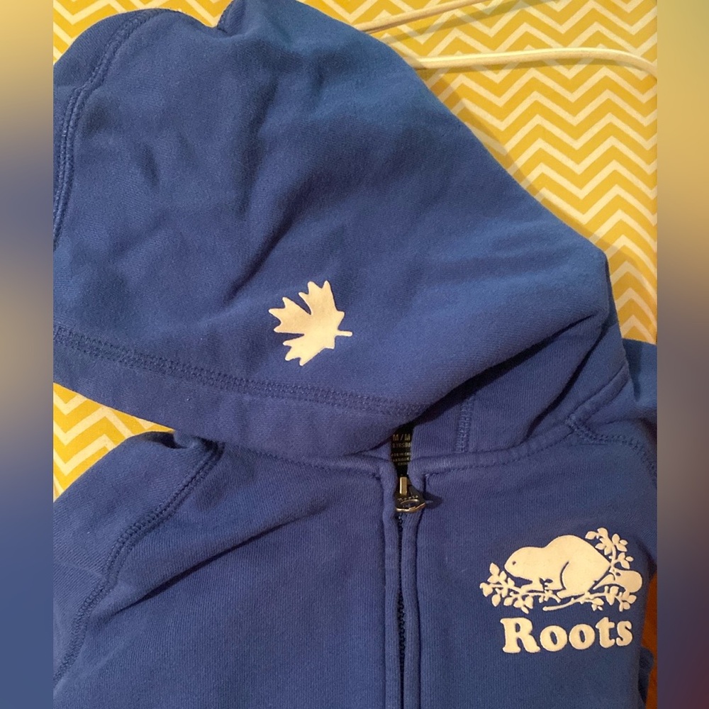 Boys Roots Zip up hooded Sweatshirt